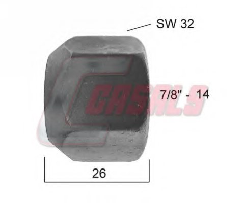 CASALS 21353 Wheel Nut